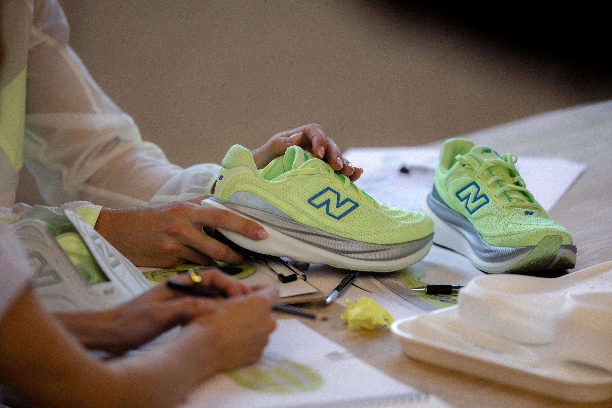 Detail des Mesh-Materials der New Balance 1080 v15